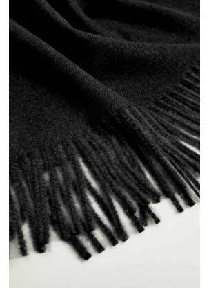 Echarpe noir MANGO femme