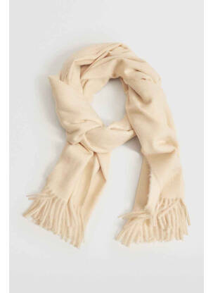 Echarpe beige MANGO femme