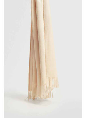 Echarpe beige MANGO femme
