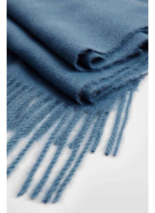 Echarpe bleu MANGO femme