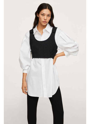 Débardeur noir MANGO femme