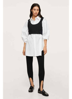 Débardeur noir MANGO femme