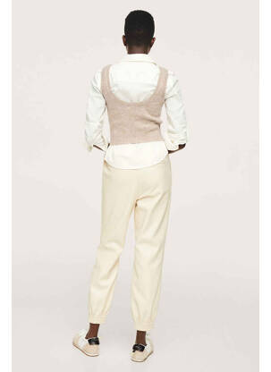 Débardeur beige MANGO femme