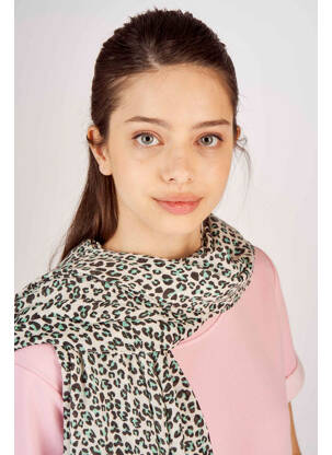 Foulard vert PIECES femme