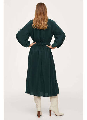 Robe longue vert MANGO femme