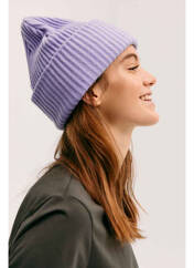 Bonnet violet PIECES pour femme seconde vue