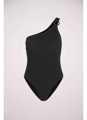 Maillot de bain 1 pièce noir PIECES pour femme seconde vue