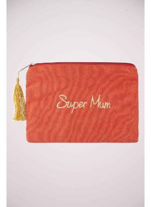 Trousse de toilette rouge PIECES femme