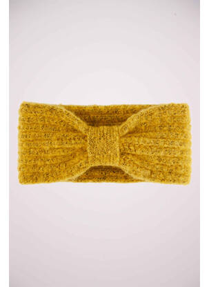 Bonnet marron PIECES femme