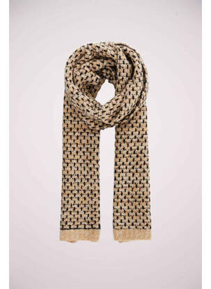 Echarpe marron PIECES pour femme