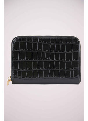 Porte-monnaie noir PIECES femme