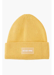 Bonnet orange PIECES femme