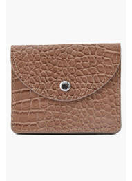 Porte-monnaie marron PIECES femme
