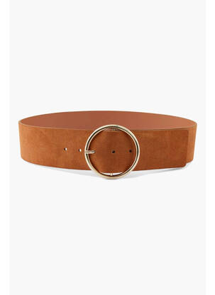 Ceinture marron PIECES pour femme