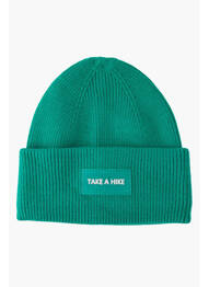 Bonnet vert PIECES femme