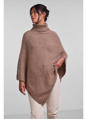 Poncho beige PIECES femme
