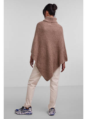 Poncho beige PIECES femme