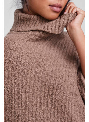 Poncho beige PIECES femme