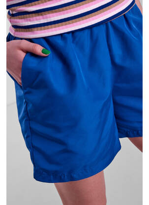 Short bleu PIECES femme