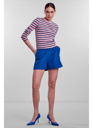 Short bleu PIECES femme
