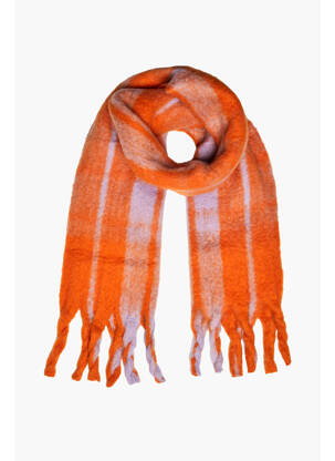 Echarpe orange PIECES pour femme