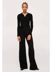 Pantalon droit noir MANGO pour femme seconde vue