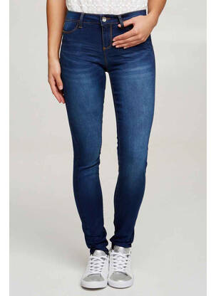 Jeans skinny bleu DESIGUAL pour femme