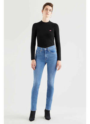 Jeans coupe droite bleu LEVI'S femme
