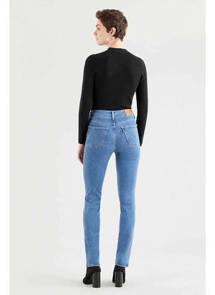 Jeans coupe droite bleu LEVI'S femme