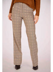 Pantalon droit marron MORGAN pour femme seconde vue