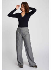 Pantalon chino gris MORGAN pour femme seconde vue