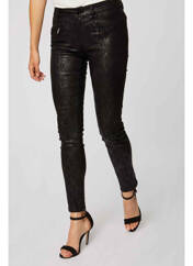 Pantalon slim noir MORGAN pour femme seconde vue