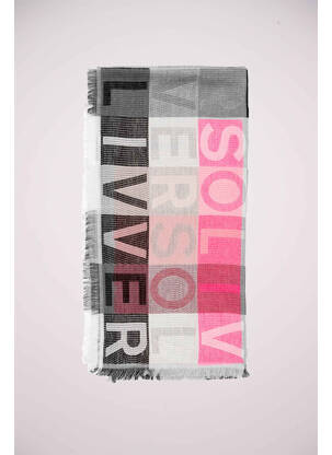 Foulard rose S.OLIVER femme