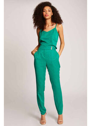 Pantalon chino vert MORGAN femme