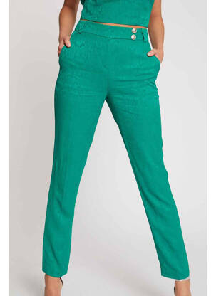Pantalon chino vert MORGAN femme