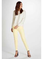 Jeans skinny jaune MORGAN pour femme seconde vue