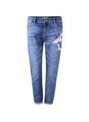 Jeans boyfriend bleu BLEND SHE pour femme seconde vue