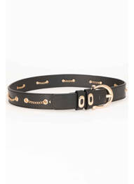 Ceinture noir MORGAN femme