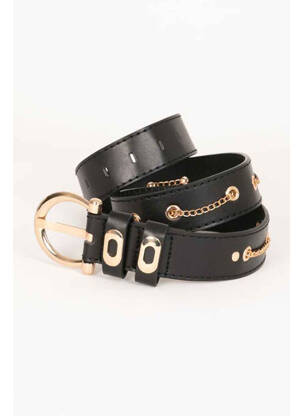 Ceinture noir MORGAN femme