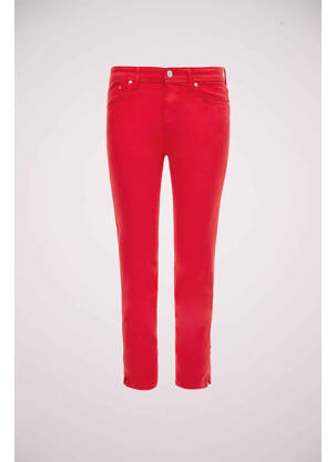 Jeans coupe slim rouge S.OLIVER femme