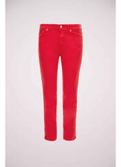 Jeans coupe slim rouge S.OLIVER pour femme seconde vue