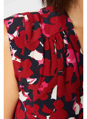 Chemisier rouge MORGAN femme