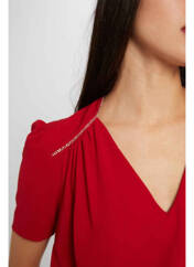 Chemisier rouge MORGAN pour femme seconde vue