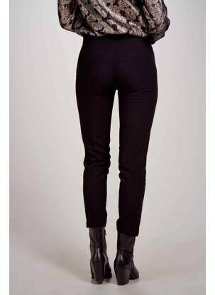 Pantalon chino noir MORGAN femme