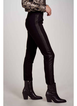 Pantalon chino noir MORGAN femme