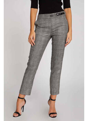 Pantalon chino argent MORGAN femme