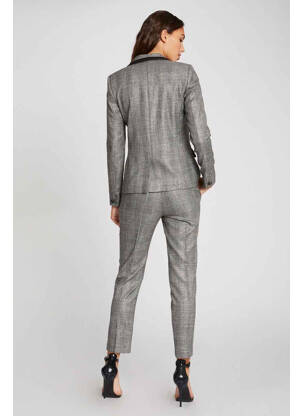 Pantalon chino argent MORGAN femme