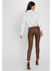 Jeans skinny marron MORGAN pour femme seconde vue