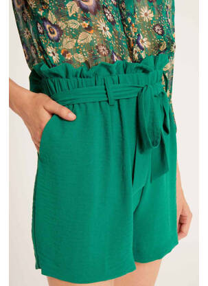 Short vert MORGAN femme