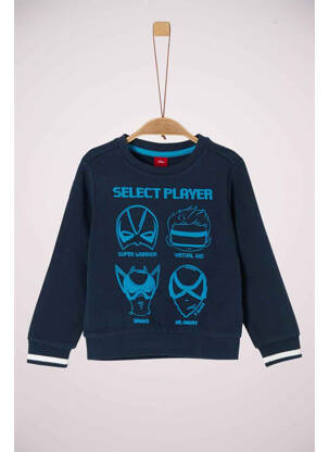 Sweat-shirt bleu S.OLIVER pour garçon